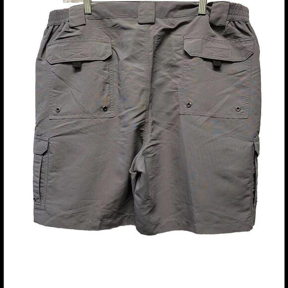 Bimini Bay Outfitters Men’s Performance Gear Gray Nylon Shorts Fishing Sz 42 - Picture 12 of 12
